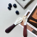 RiverNacre WoodSpoon – Handcrafted Freshwater Shell & Burmese Rosewood Spoon
