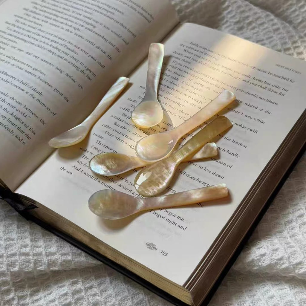 Golden Pearl Shell Spoon