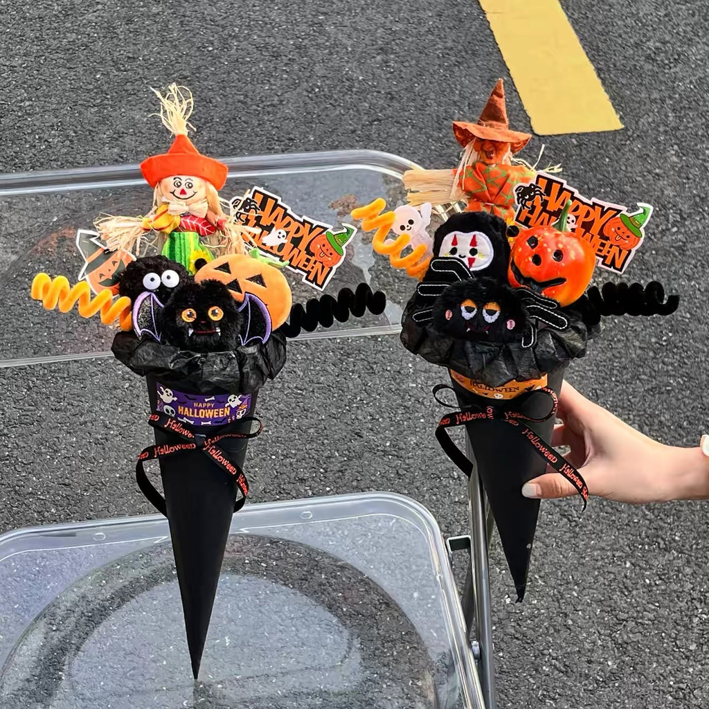 Harvest Mischief Halloween Scarecrow Gift Bouquet