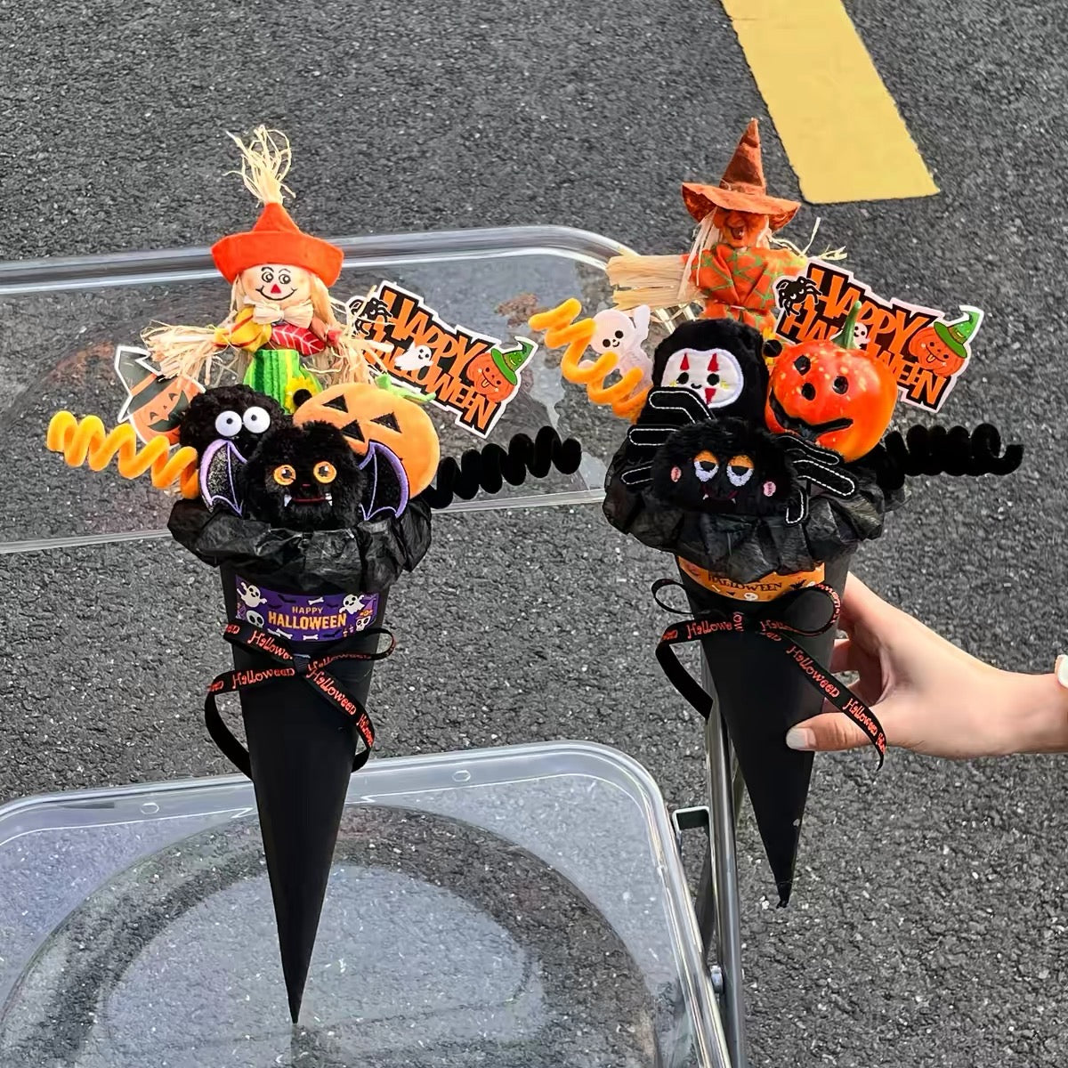 Harvest Mischief Halloween Scarecrow Gift Bouquet