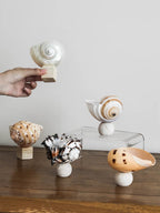 Ocean Relic Shell Sculpture| Natural Shell Jewelry Holder
