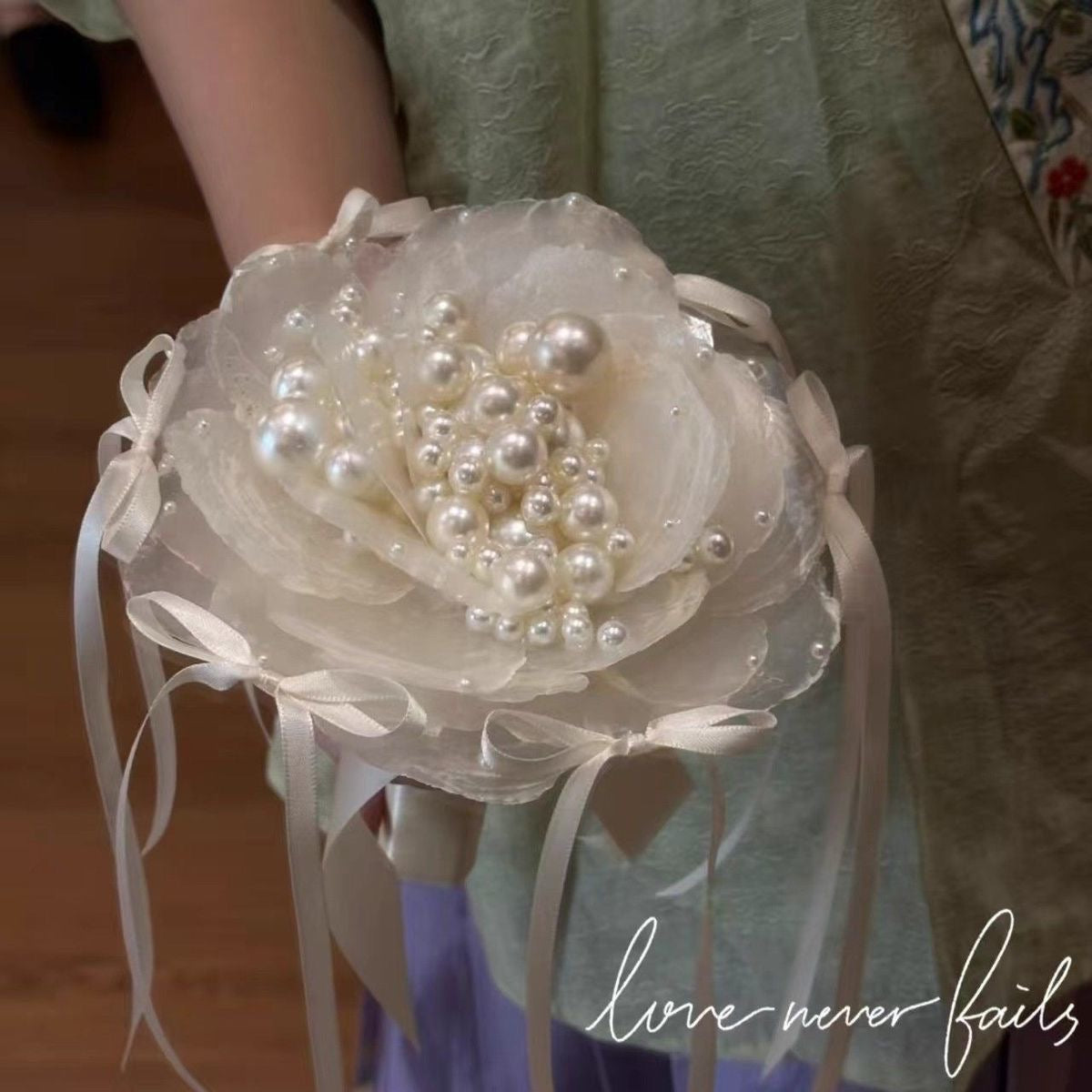 Pearl Bloom Bridal Bouquet DIY Kit