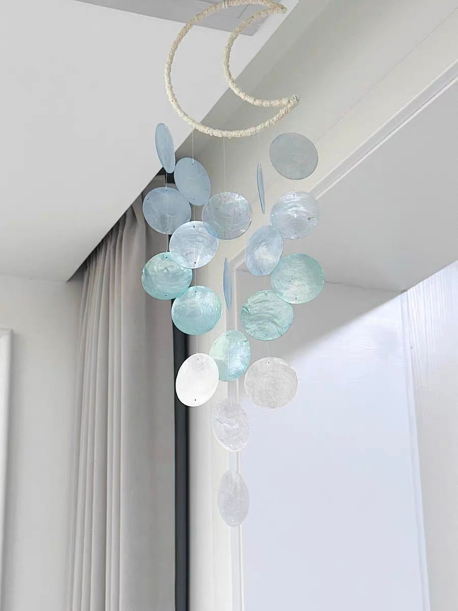 Moonlit Tide Capiz Shell Wind Chime