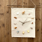 Coastal Shell Wall Clock – Handmade Beach Decor | DIY Kit or Finished