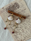 Ancient Tide Vintage Shell Relic Earrings