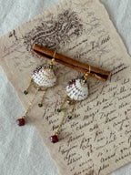 Ancient Tide Vintage Shell Relic Earrings