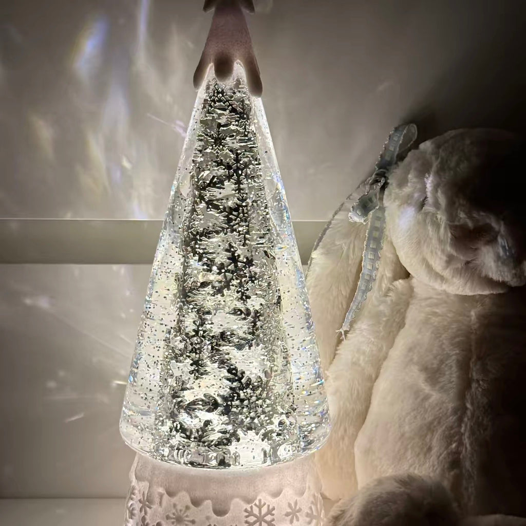Snowglow Christmas Tree Music Box