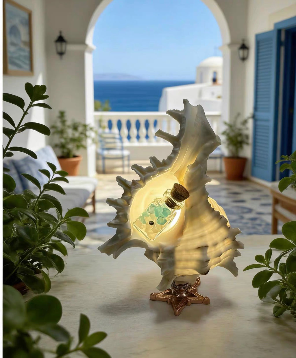 Sea Crown Conch Sculpture