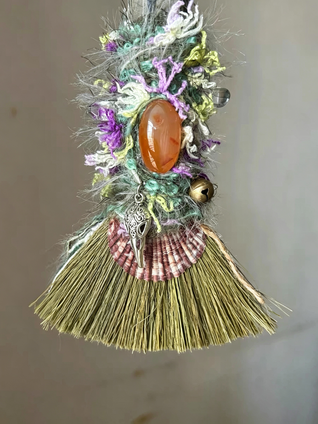 A Gloomy Thunderstorm Witch Broom
