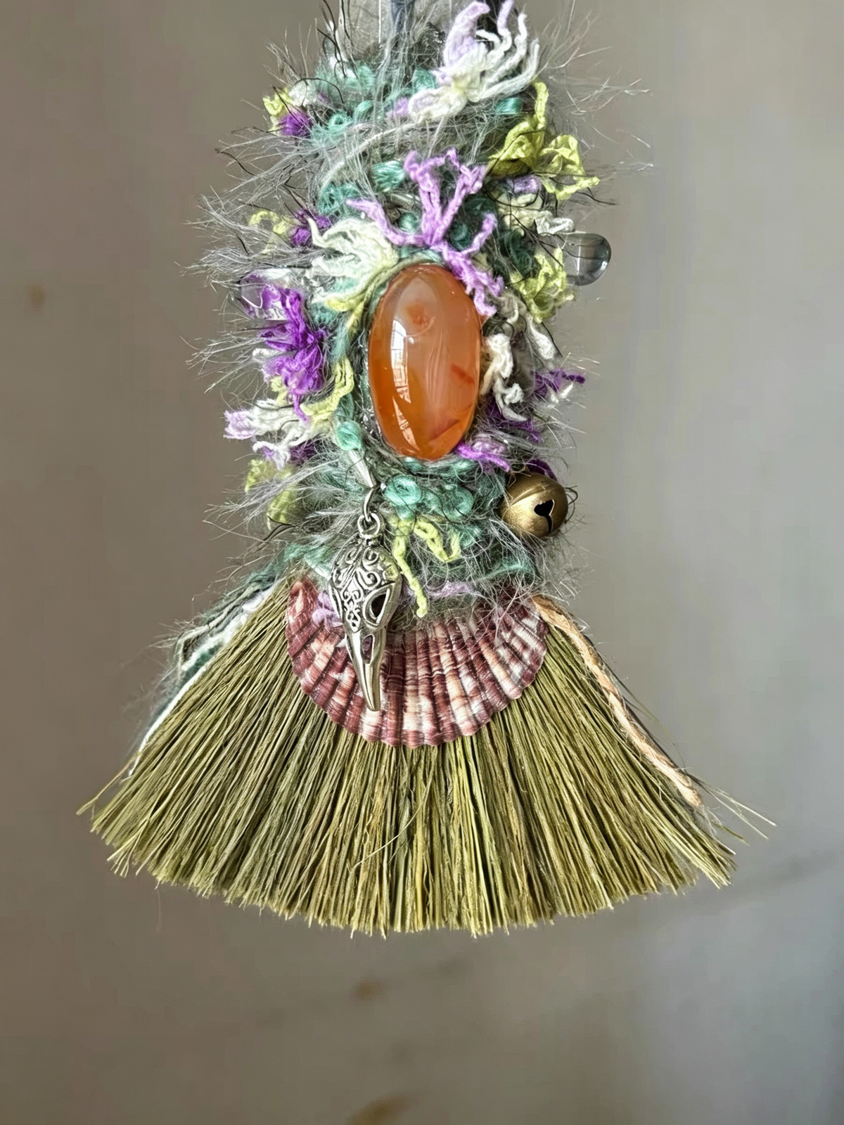 A Gloomy Thunderstorm Witch Broom