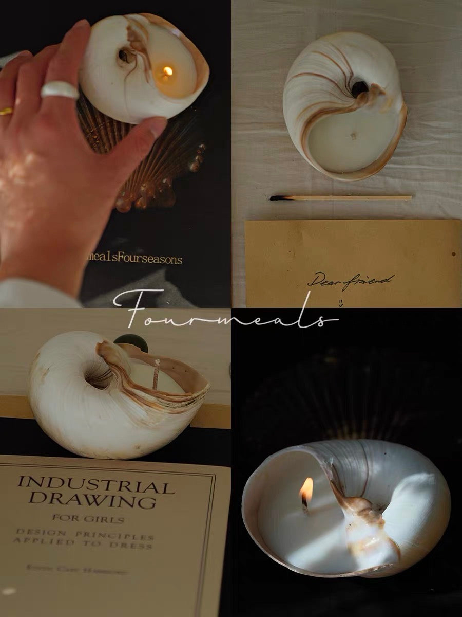 Ocean’s Gift Natural Seashell Soy Wax Candles