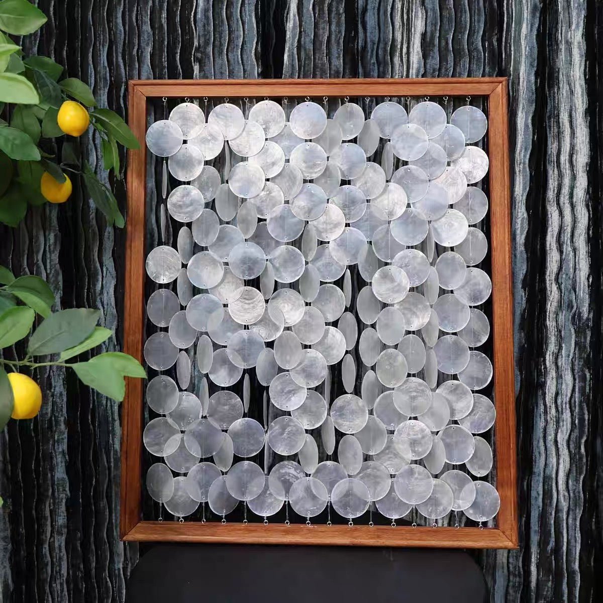 Whisper Waves Capiz Shell Wall Art