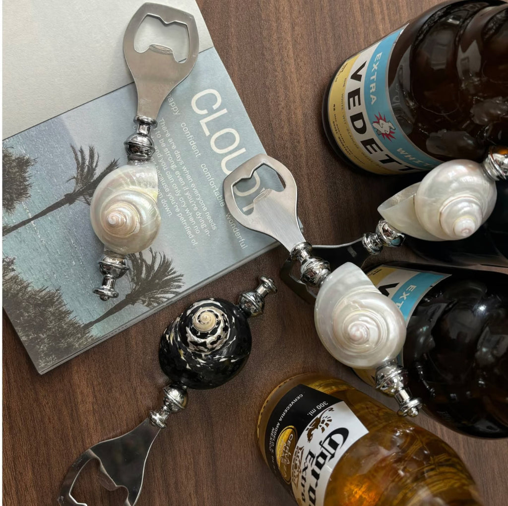 ObsidianShell & PearlConch Bottle Openers