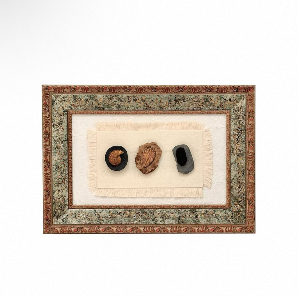 Three Stones Framed Mixed Media Wall Art