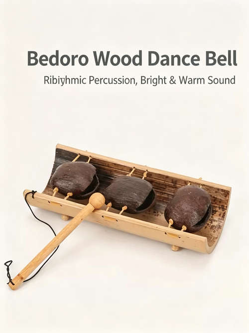 Bamboo Rhythm Bedoro Wood Dance Bell – Percussion