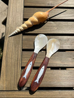 Sea Whisper Fish-Inlaid Mother-of-Pearl Spoon