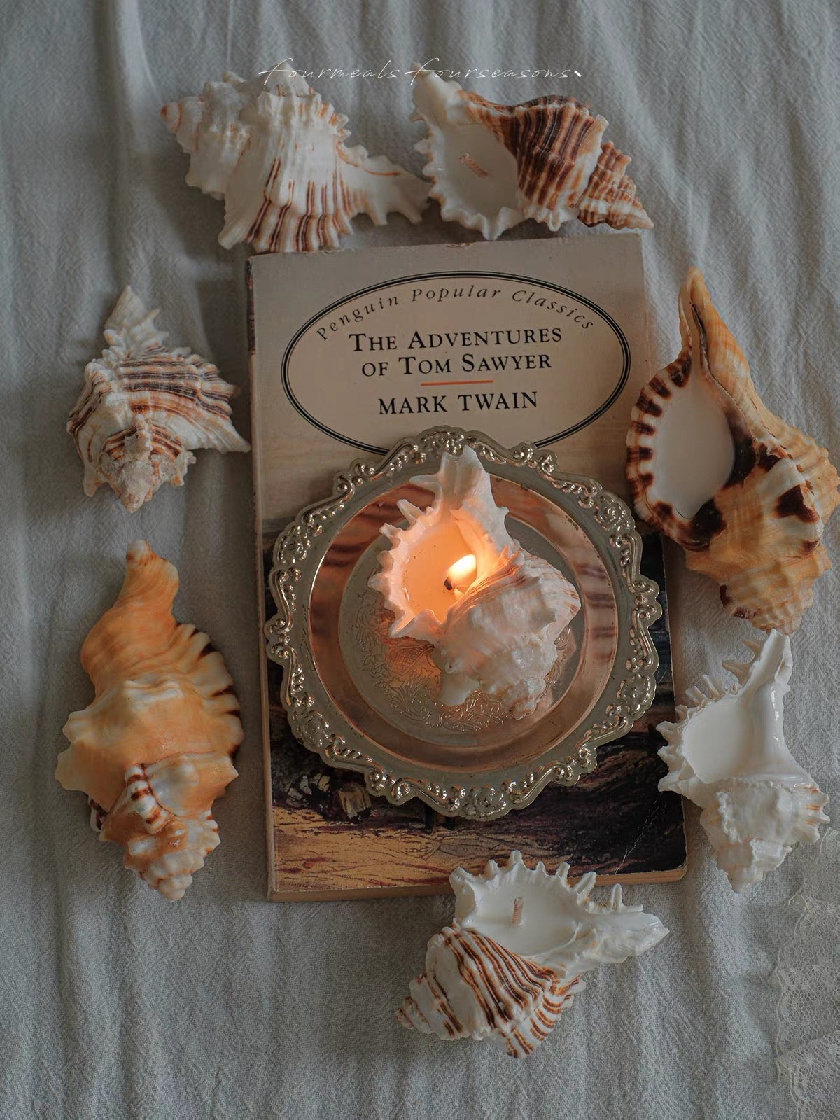 Elephant Trunk Conch Shell Candle – Reusable Gift