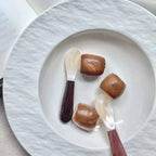 RiverNacre WoodSpoon – Handcrafted Freshwater Shell & Burmese Rosewood Spoon