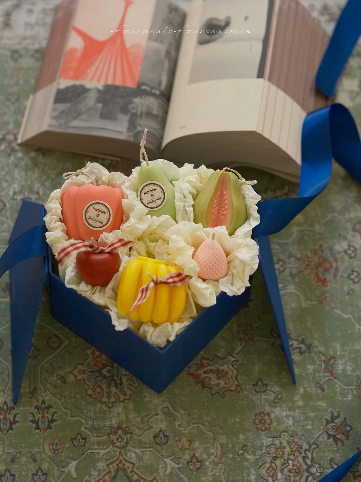 French Fruit Gift Candle Set – Fruit-Inspired Soy Wax