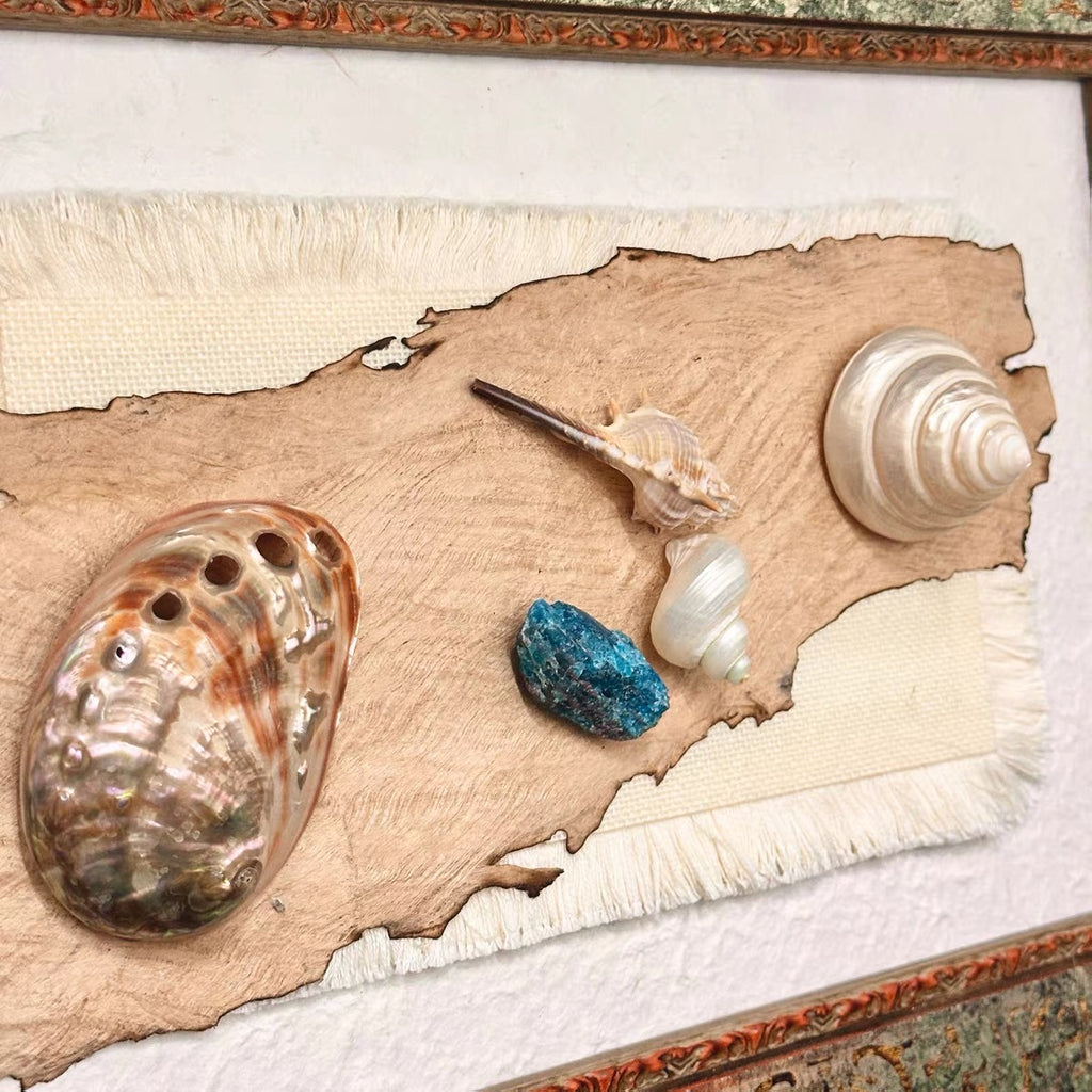 Love Letter from the Sea Handmade Shell Wall Art