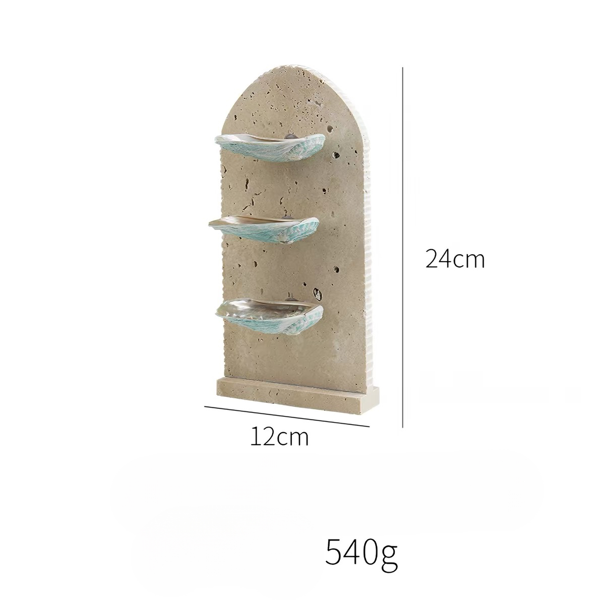 Tide Gallery Travertine Jewelry Stand
