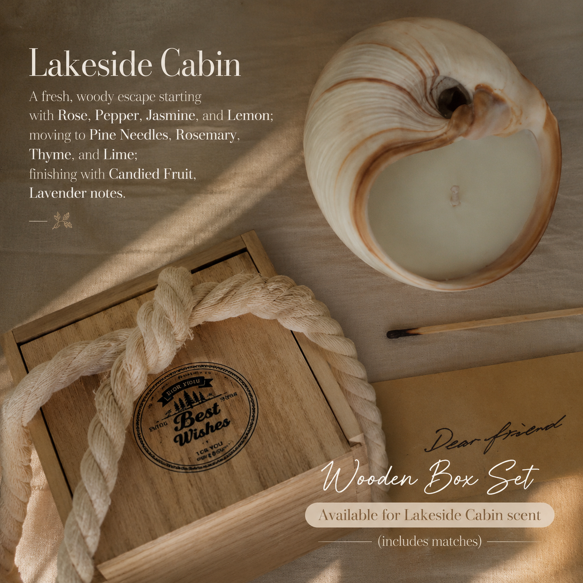 Ocean’s Gift Natural Seashell Soy Wax Candles
