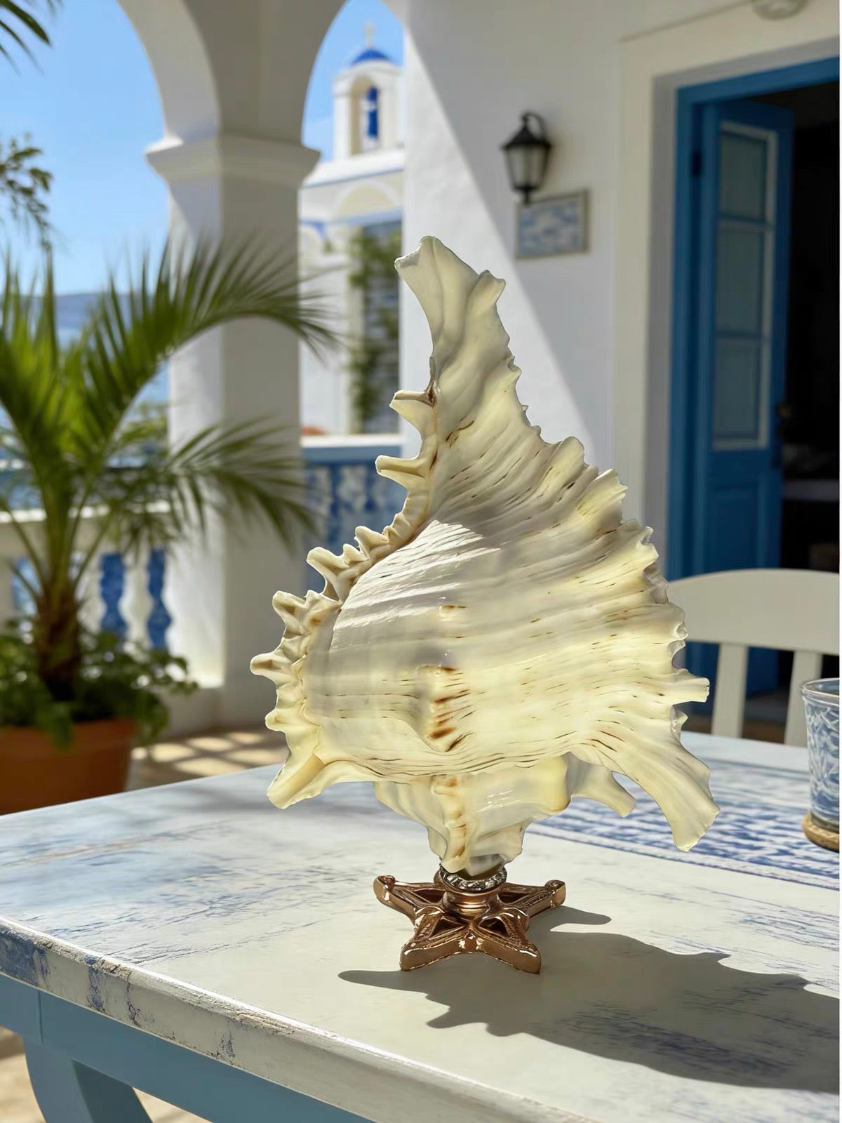 Sea Crown Conch Sculpture