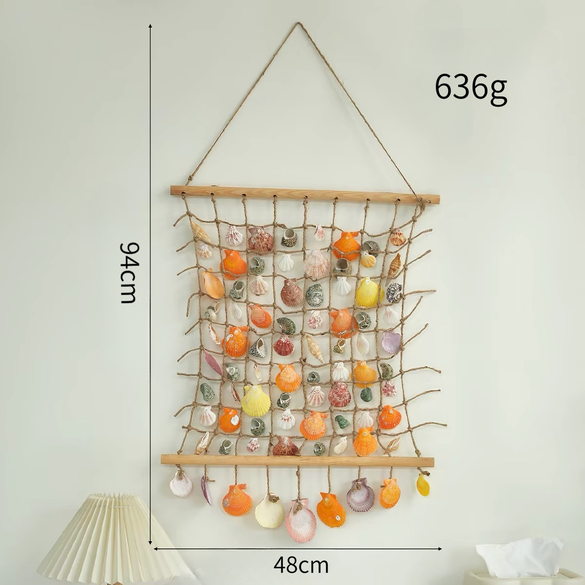 Seaside Harvest Shell Wall Hanging