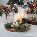 SwanLace Woodland Christmas Candle Holder