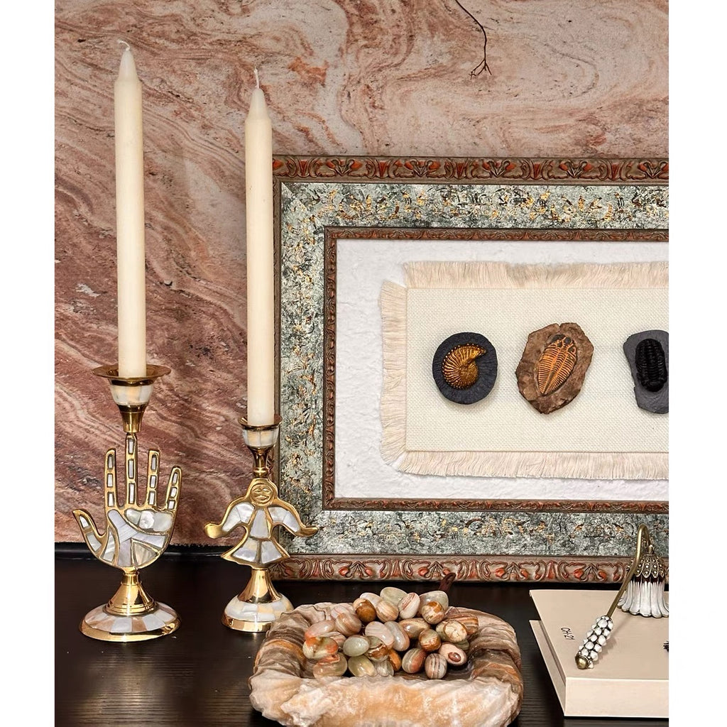 Three Stones Framed Mixed Media Wall Art