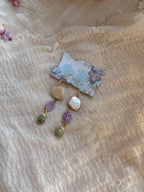 Vintage Baroque Pearl Shell Handmade Earrings