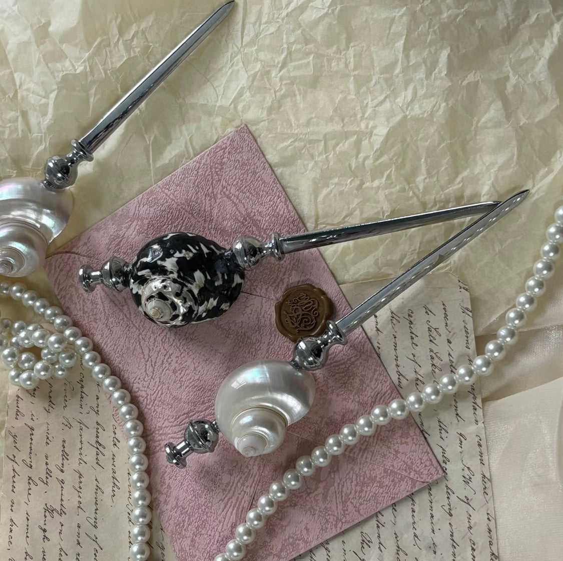 Natural Conch Shell Letter Opener
