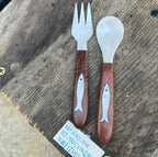 Sea Whisper Fish-Inlaid Mother-of-Pearl Spoon