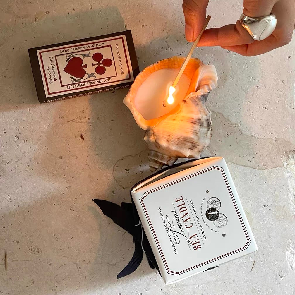 Secret Garden Seashell Soy Candle
