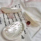 PearlNacre Crystal Cup – Handcrafted White Abalone Shell & Crystal Base Jewelry Tray