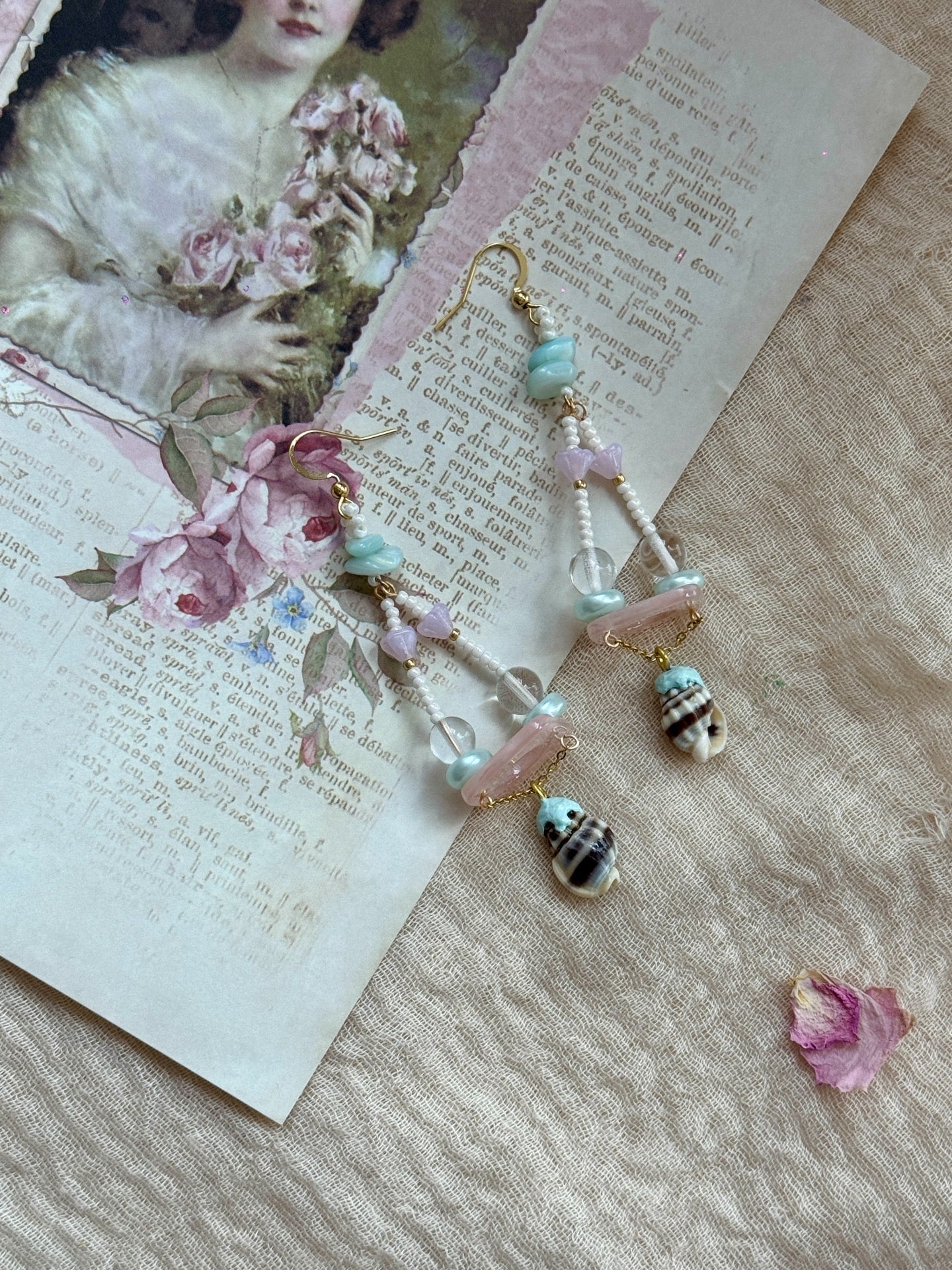 Pastel Tide Dreamcatcher Earrings