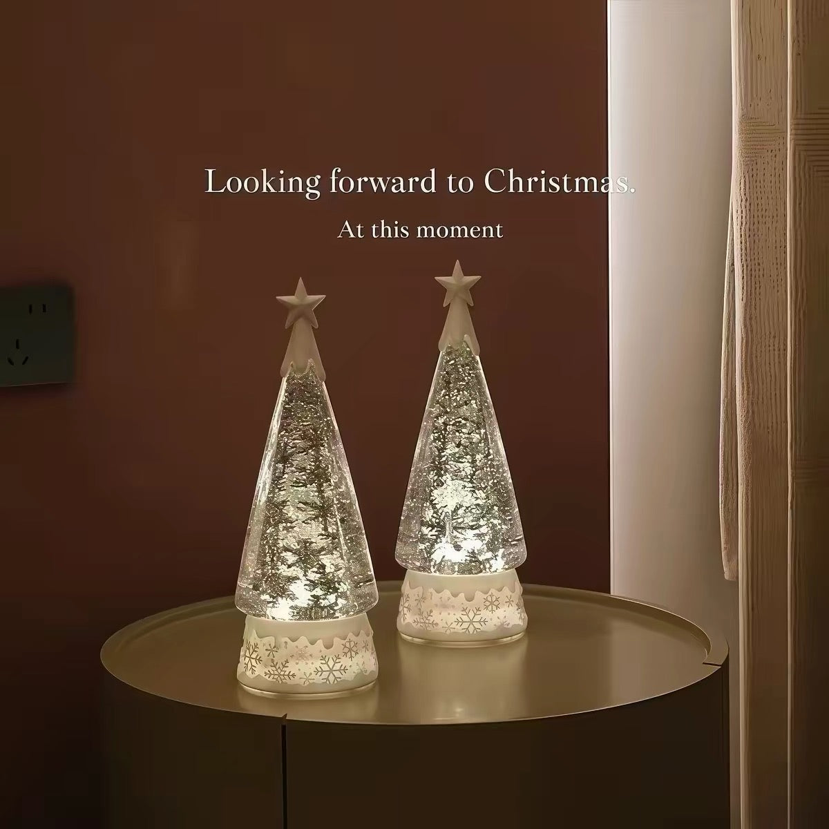 Snowglow Christmas Tree Music Box