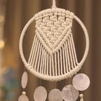 Ivory Tide Macramé Capiz Shell Wind Chime
