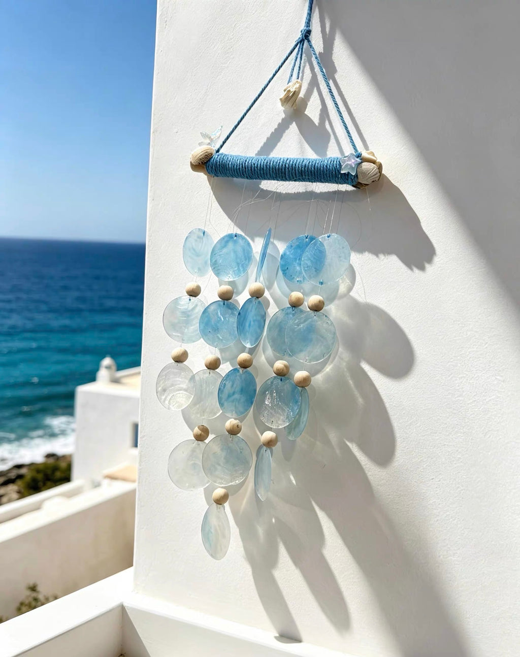 Ocean Mist Gradient Shell Wind Chime