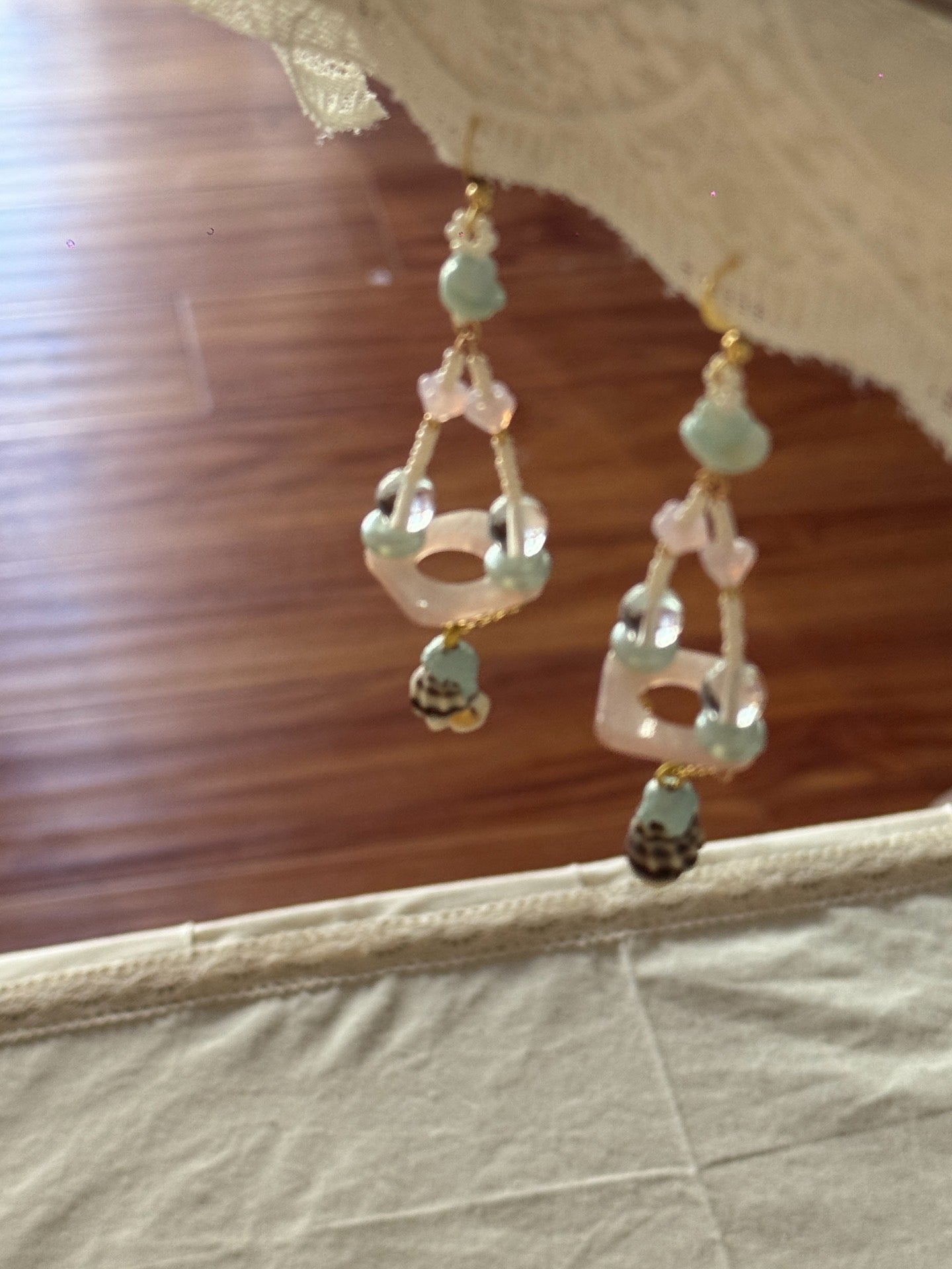 Pastel Tide Dreamcatcher Earrings