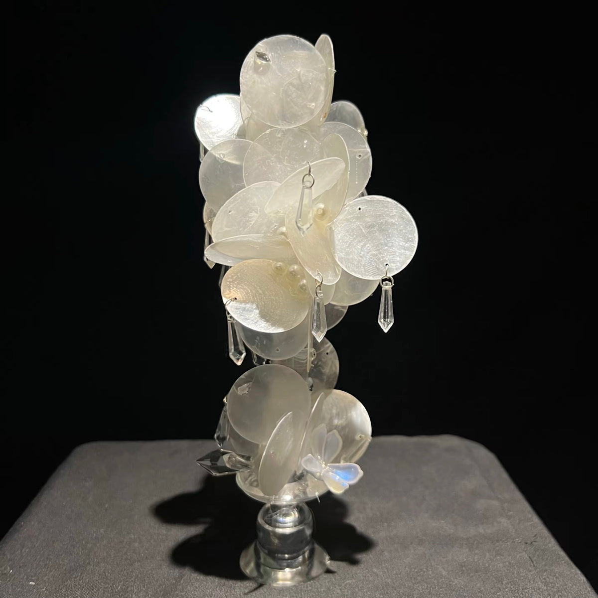 French Pearl Seashell Candle Holder