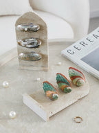 Tide Gallery Travertine Jewelry Stand