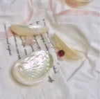 PearlNacre Crystal Cup – Handcrafted White Abalone Shell & Crystal Base Jewelry Tray