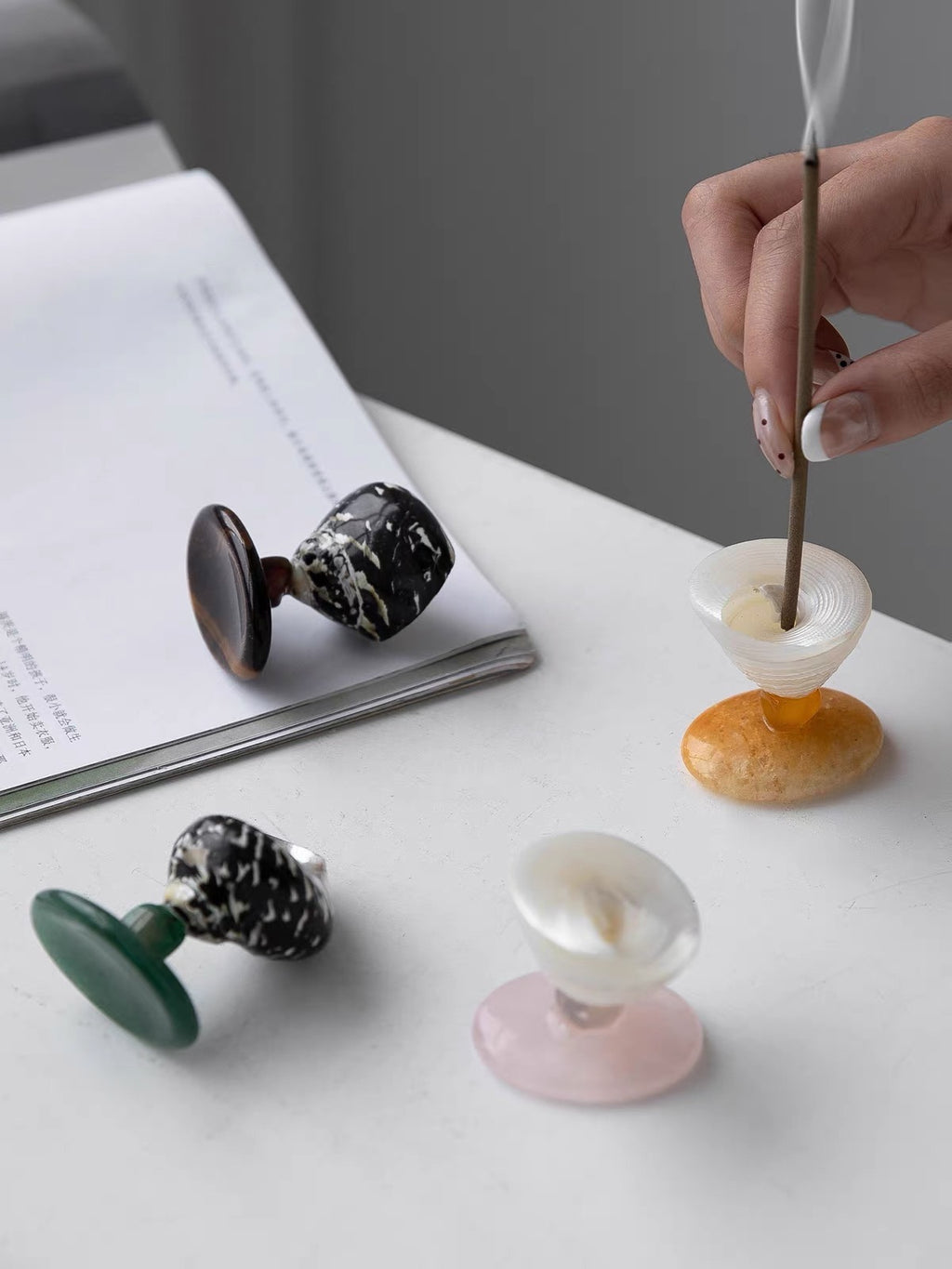 Stone Tide Seashell Incense Holder
