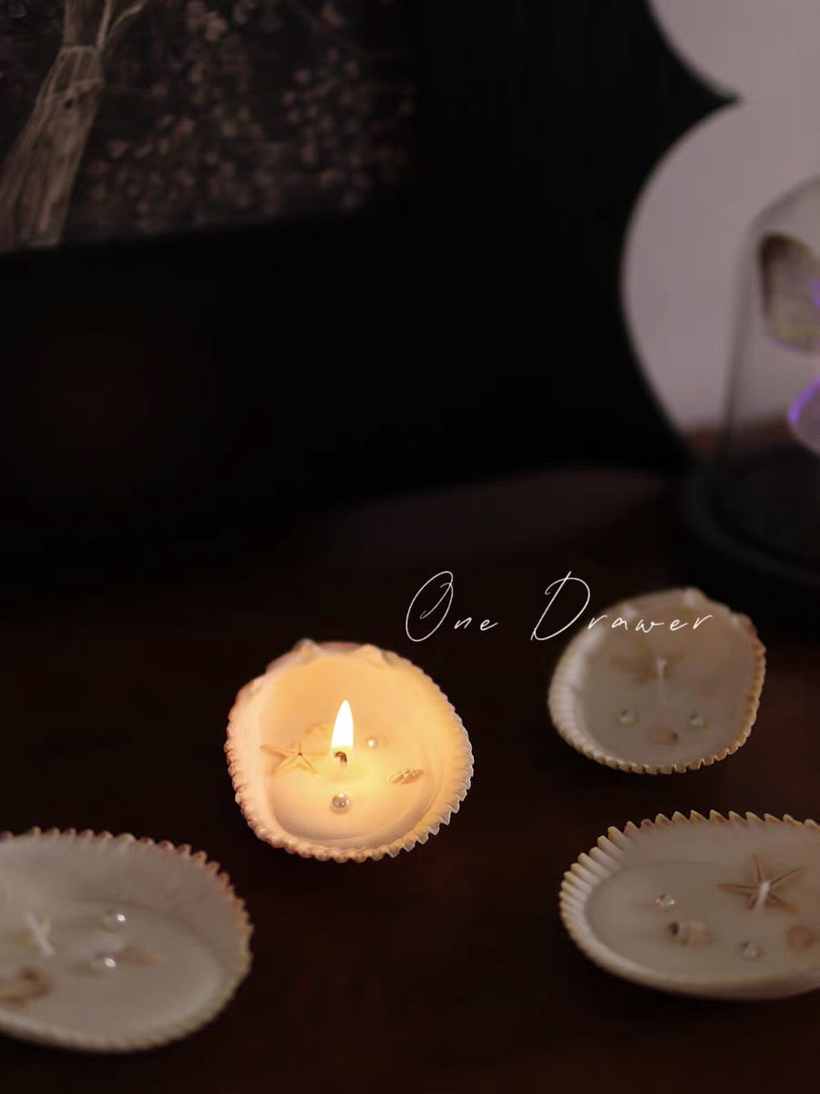 Ocean Whisper Seashell Scented Candle