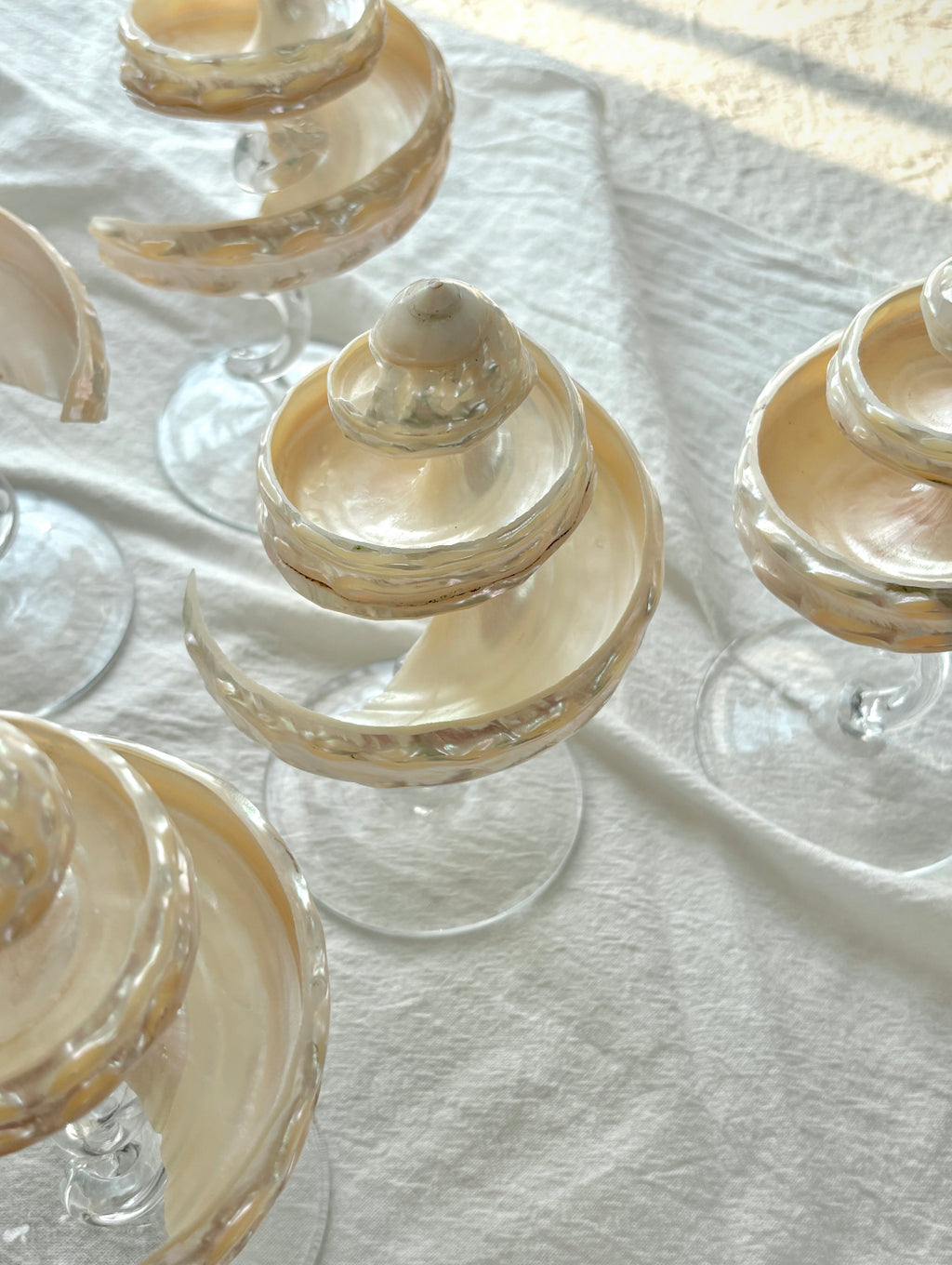 Shell Slide Jewelry Stand – Coastal Seashell Display