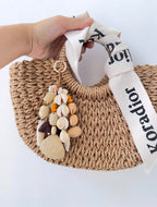Natural Seed Pod & Shell Bag Charm