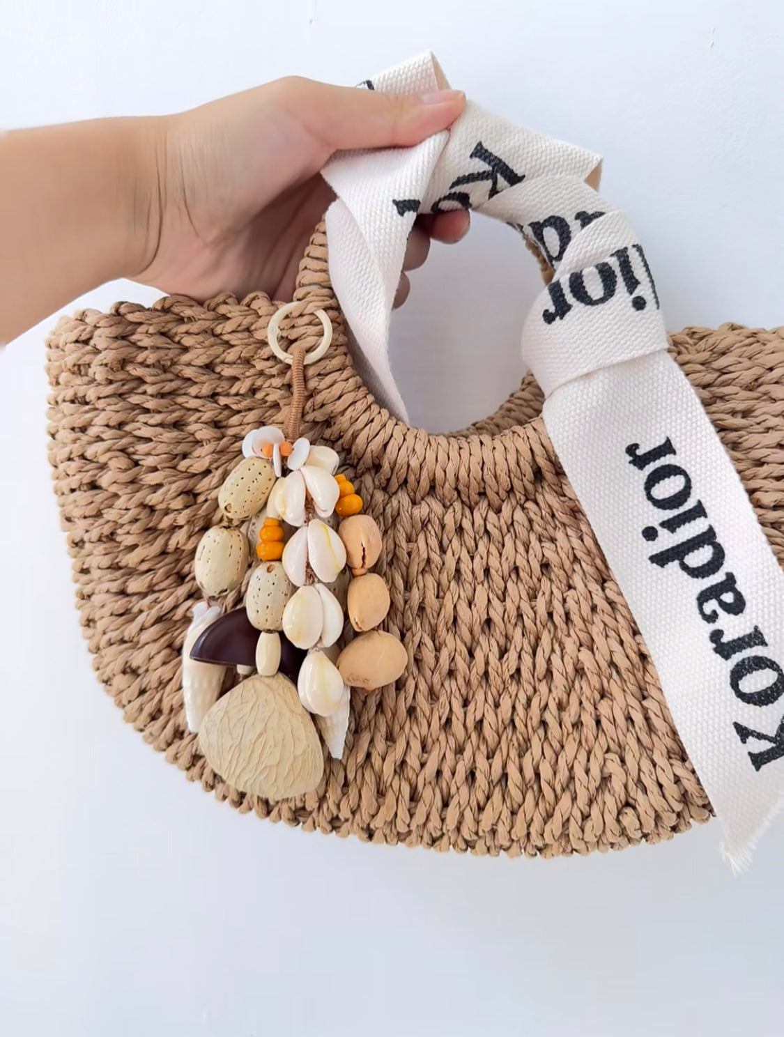 Natural Seed Pod & Shell Bag Charm