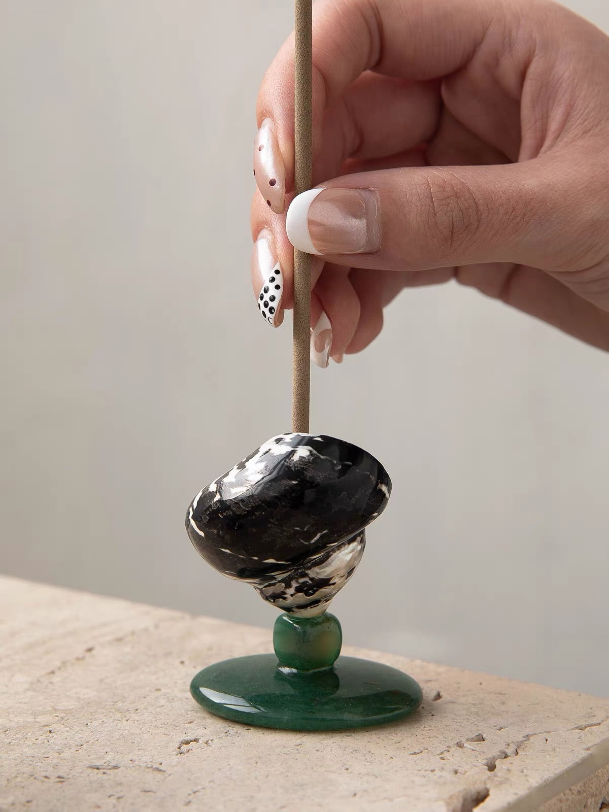 Stone Tide Seashell Incense Holder