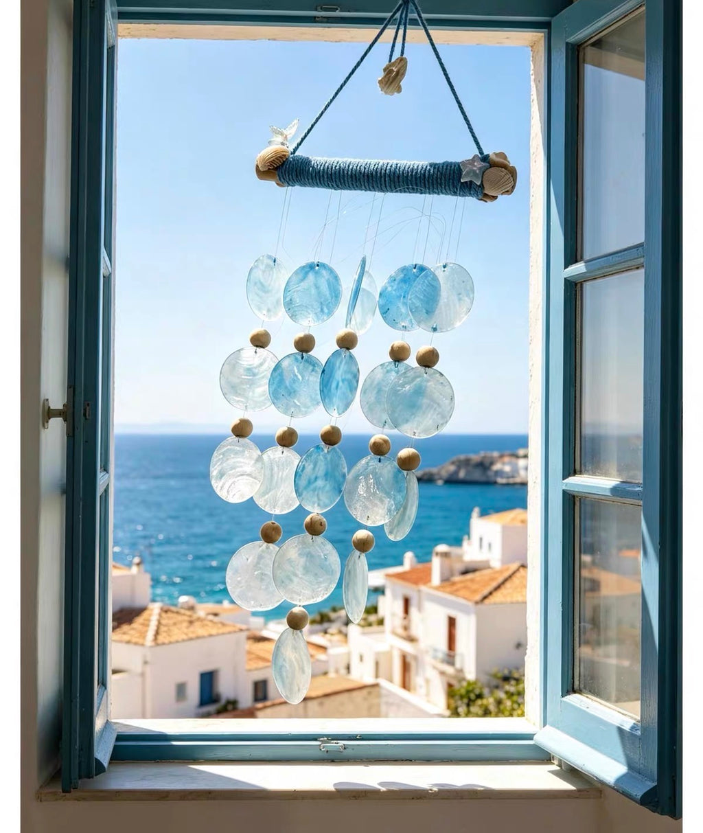 Ocean Mist Gradient Shell Wind Chime